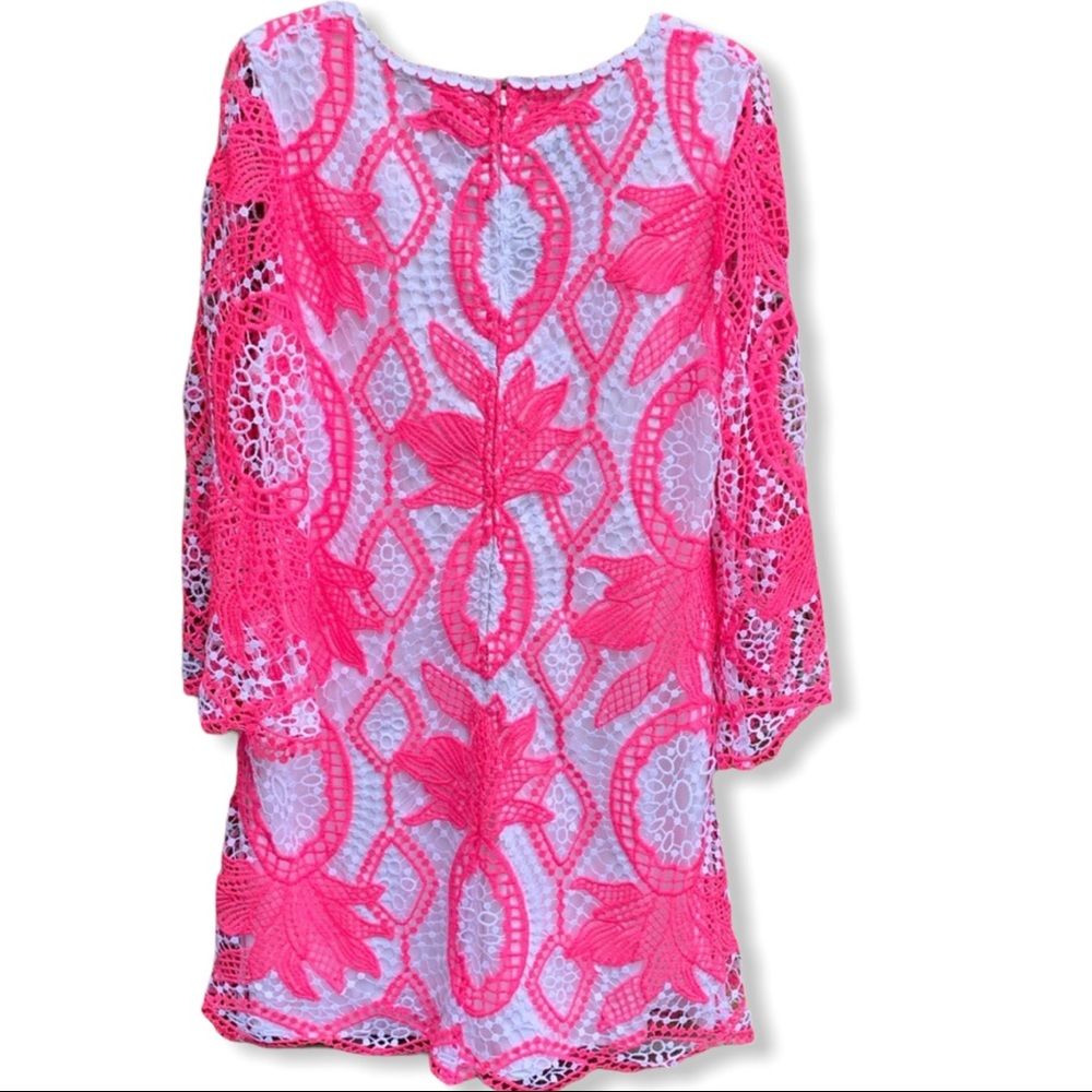 SOLD Pink Lilly Pulitzer Lottie Romper 16 - Picture 4 of 9
